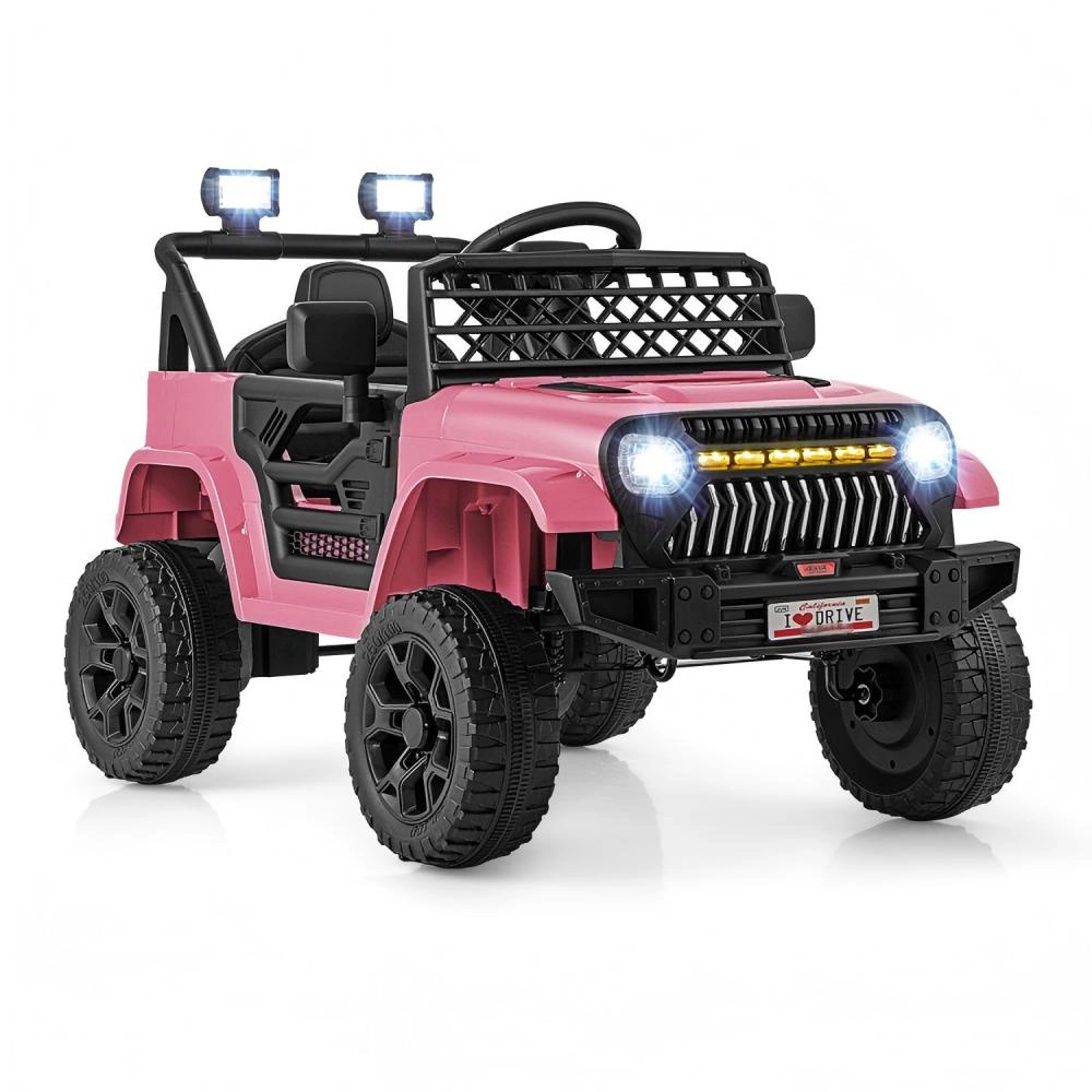 SUGIFT Parental Remote Control and Built-In Music Player 12V Kids Ride On Truck