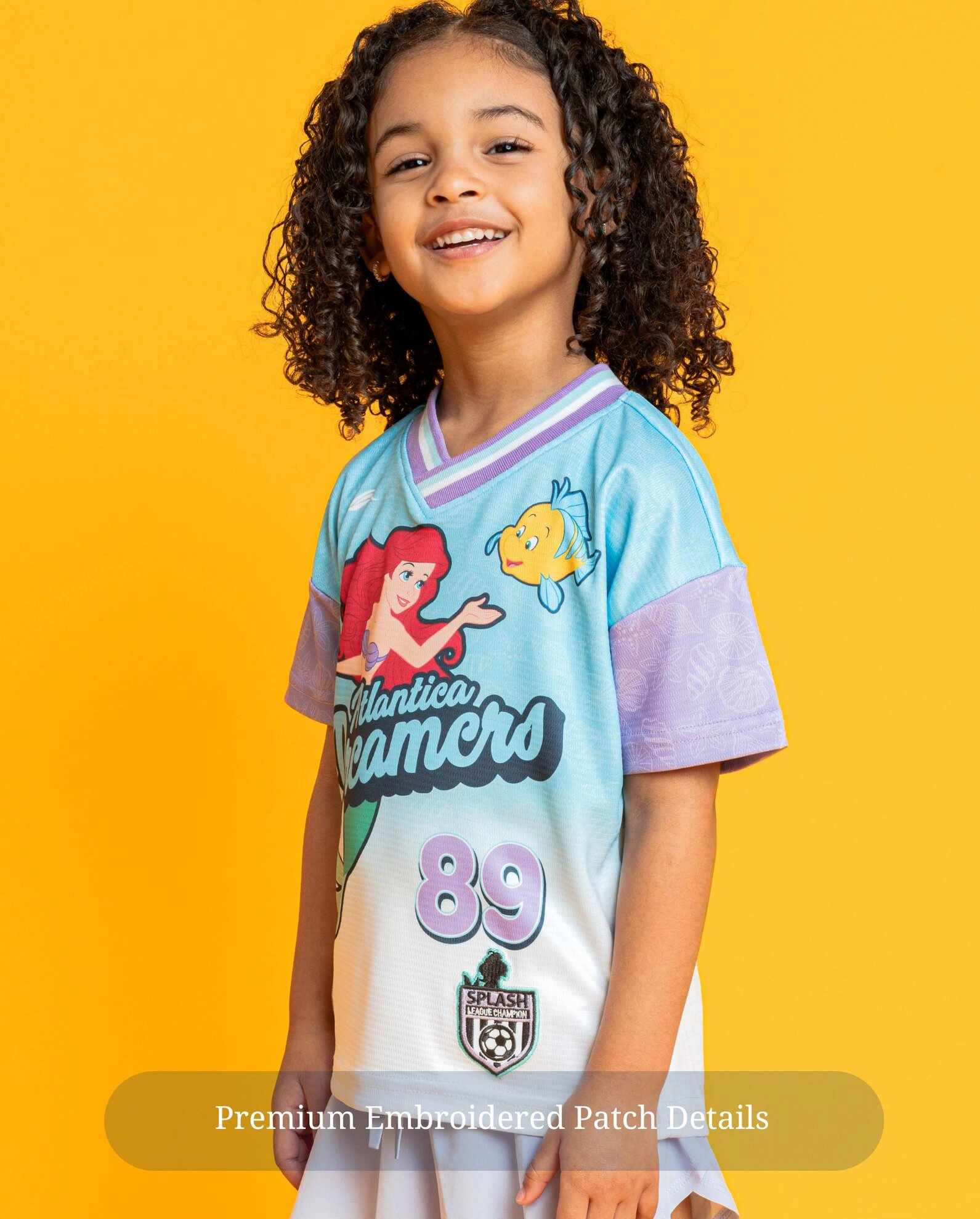 Disney Girls' Athletic Short Sleeve T-Shirt