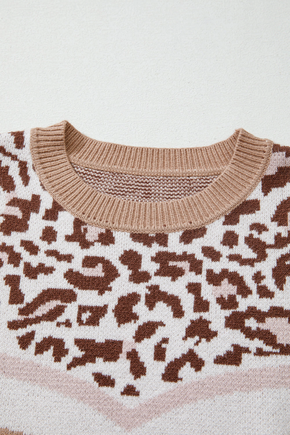 Threaded Pear Women's Eliana Block Knit Baggy Sweater