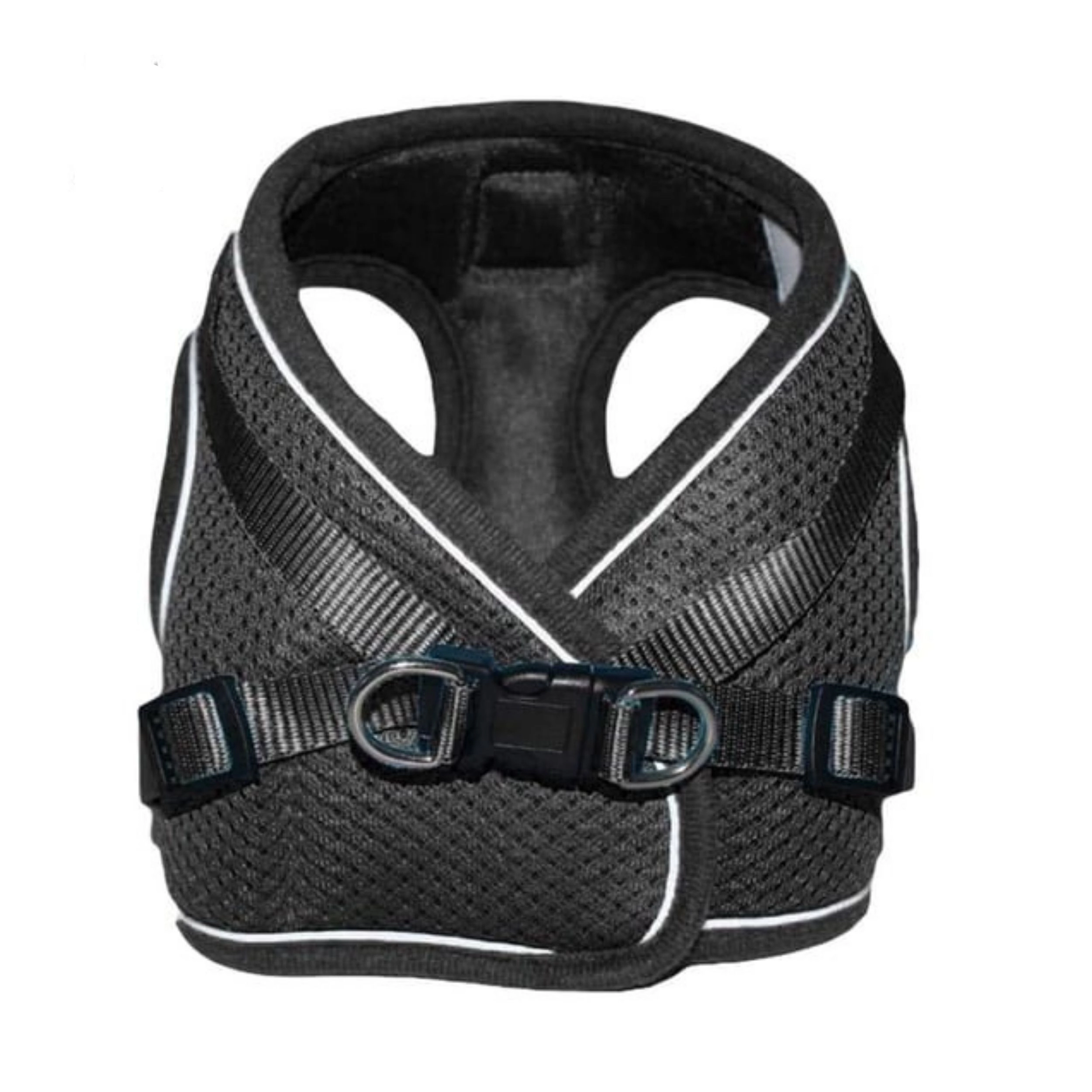 Home Collection Small Reflective Mesh Dog and Cat Harness with Leash Set