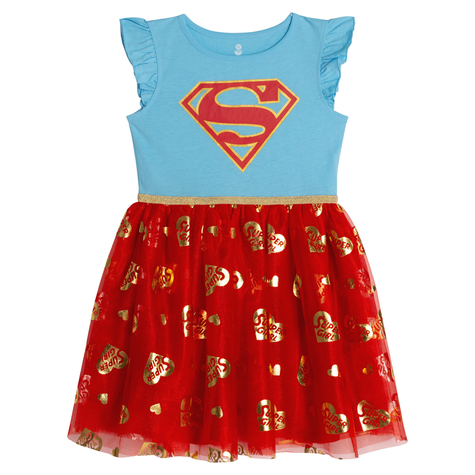 DC Comics Justice League Supergirl Girls' Cosplay Tutu Dress