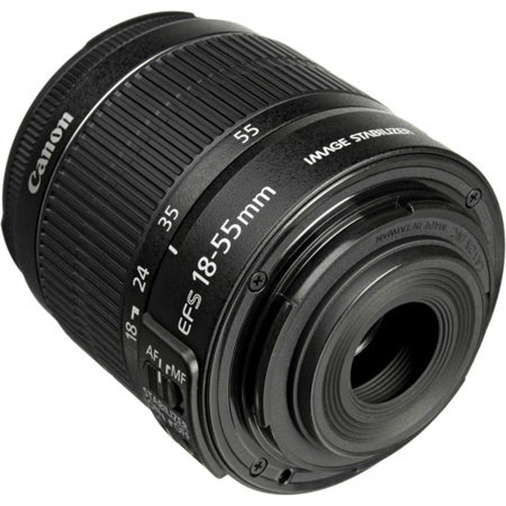 Canon EF-S 18-55mm f/3.5-5.6 is STM Lens (8114B002) + Canon EF 75-300mm f/4-5.6 III Lens (6473A003) + AOM Pro Starter