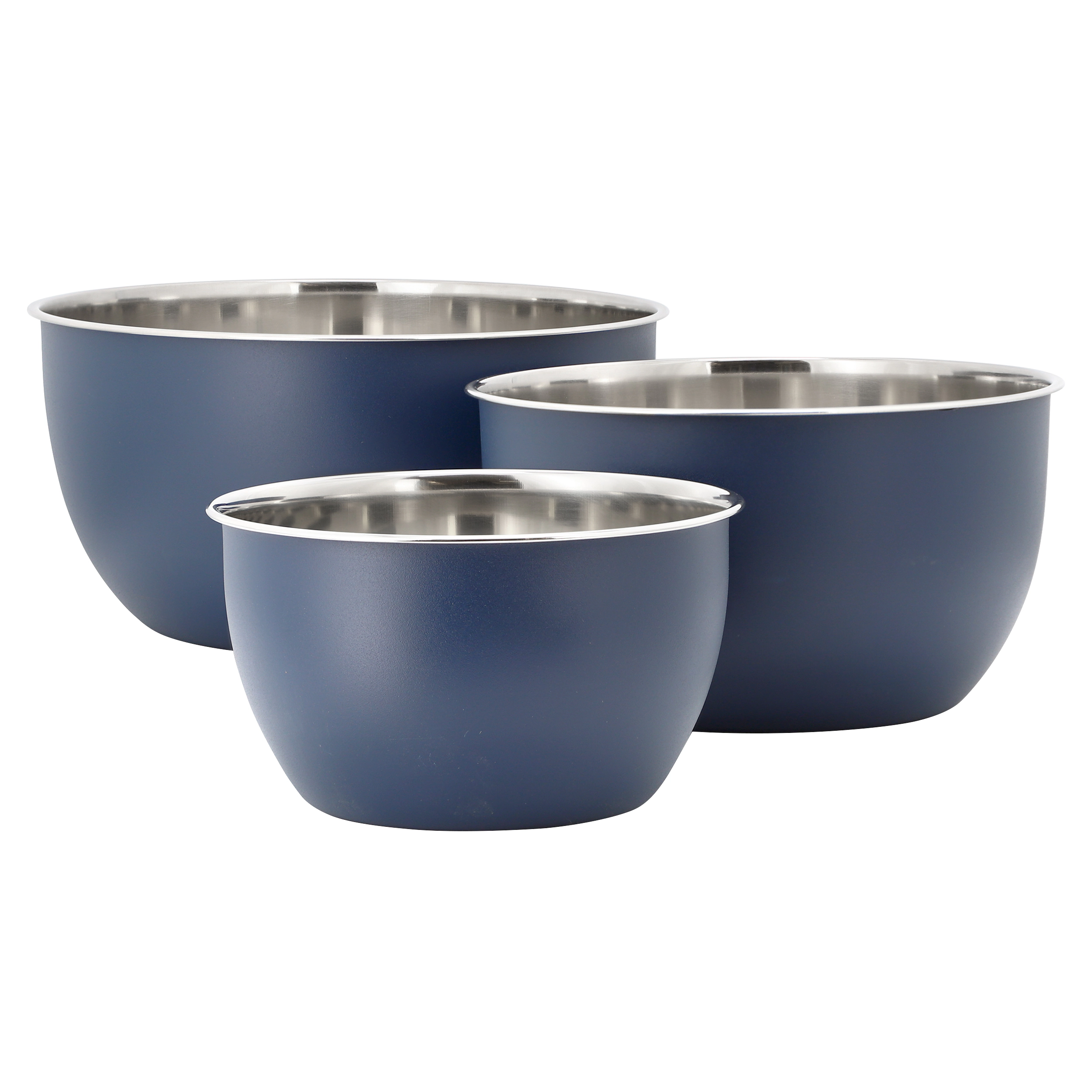 Oster Foxgate 3 Piece Stainless Steel All Purpose Mixing Bowl Set