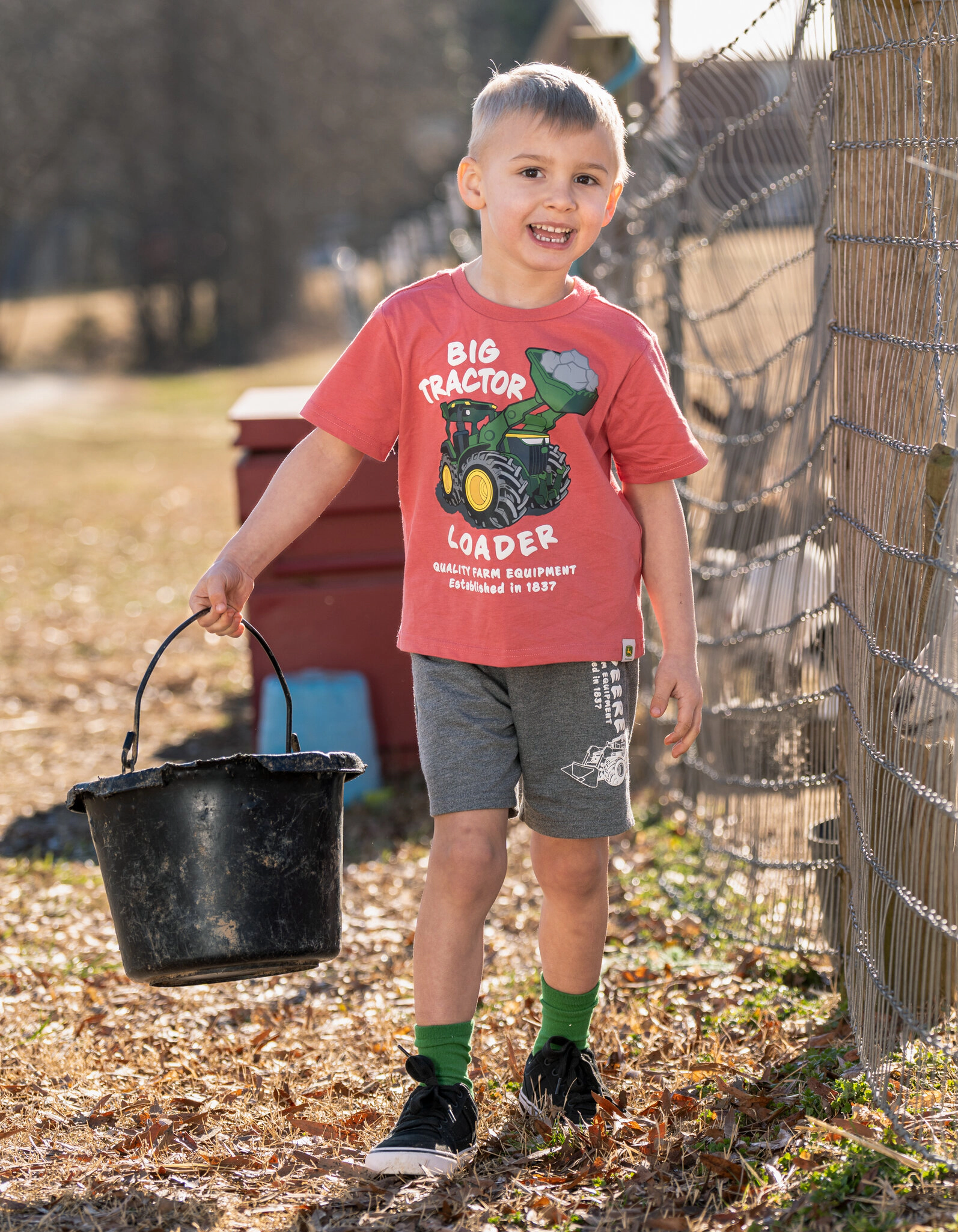 John Deere Boys' 2-Piece T-Shirt and Shorts Set