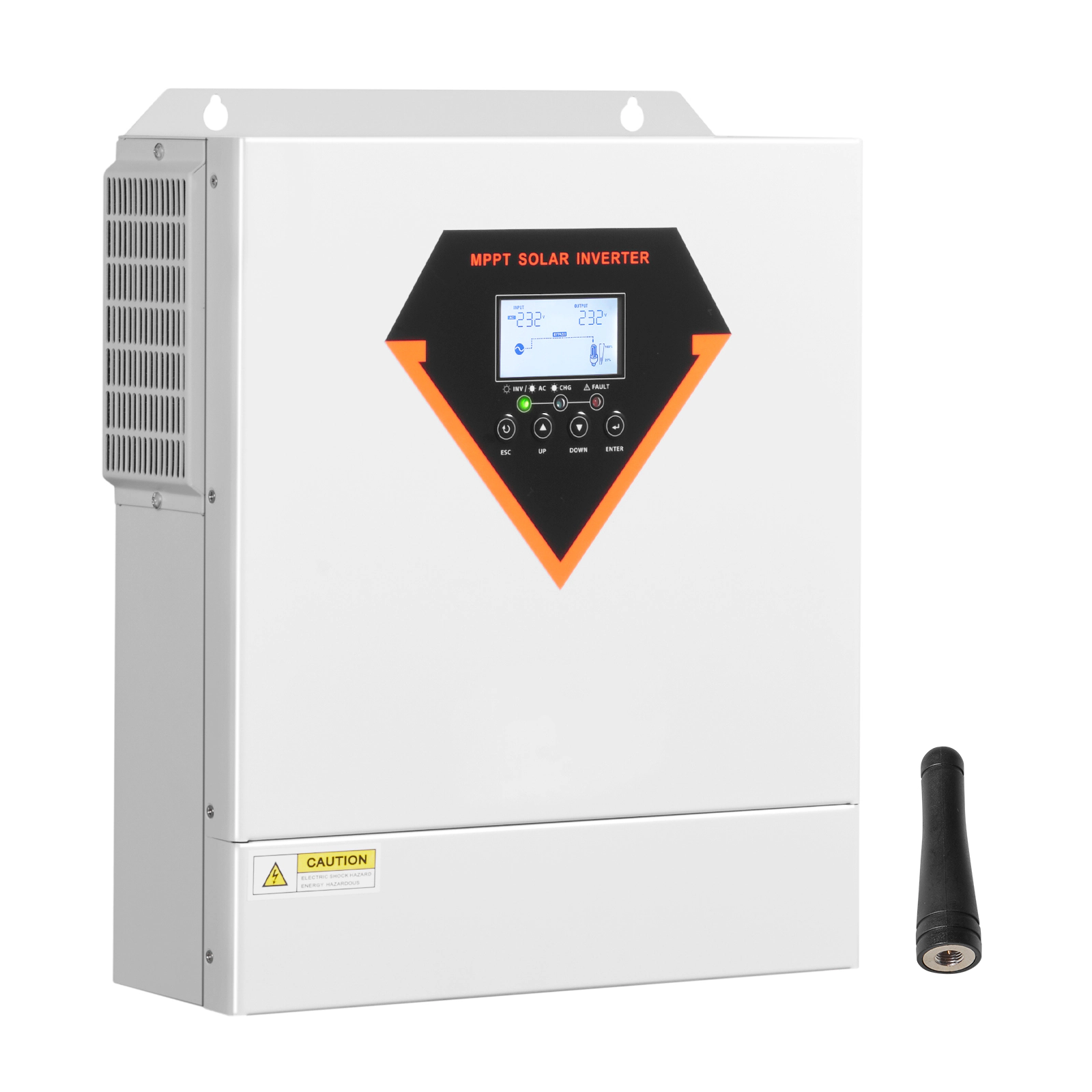 HONGGE Hybrid Solar Inverter, Pure Sine Wave Power Inverter, DC to AC, with MPPT Solar Controller