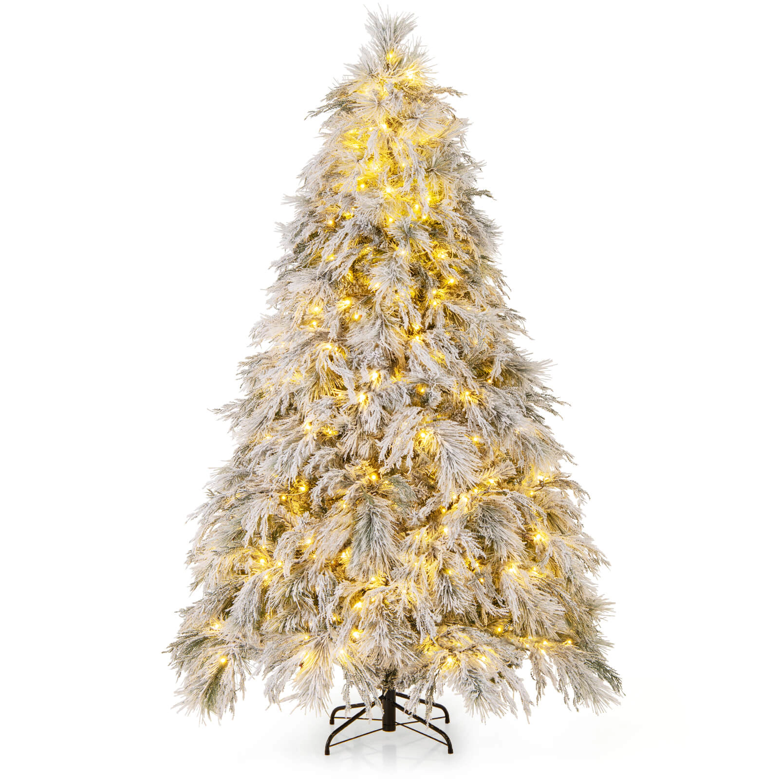 Costway 4.5/6/7 FT Pre-Lit Artificial Christmas Tree