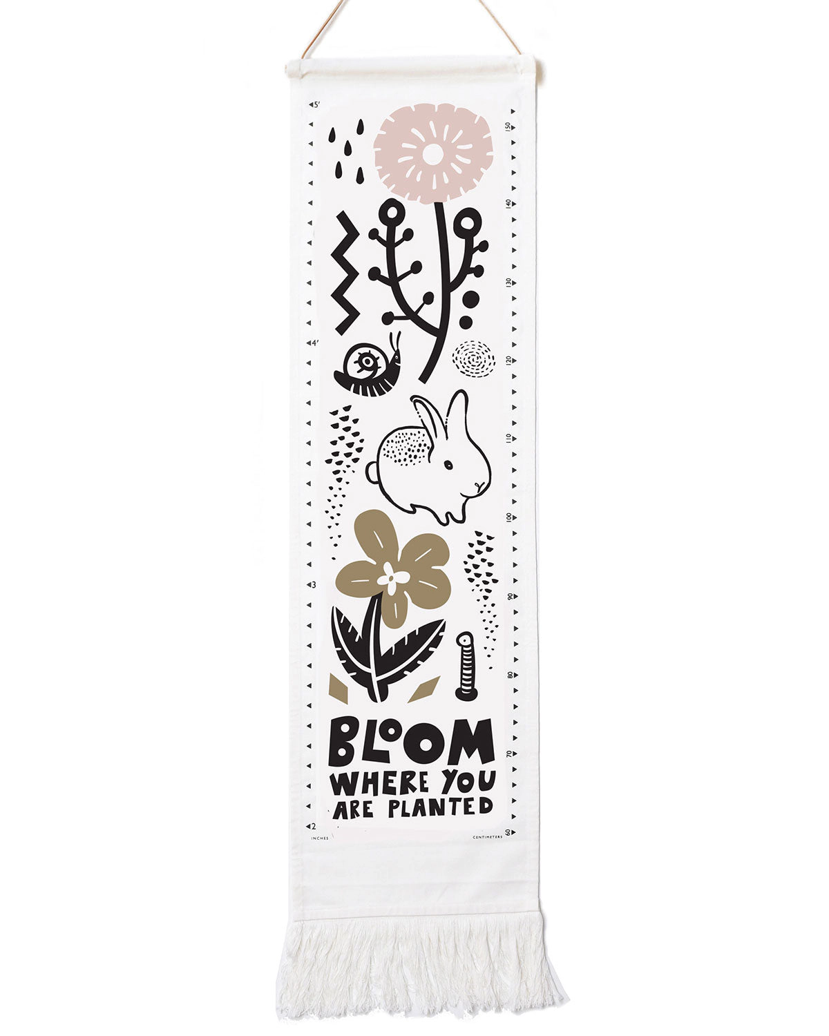 Wee Gallery Organic Cotton Growth Chart - 44 x 13