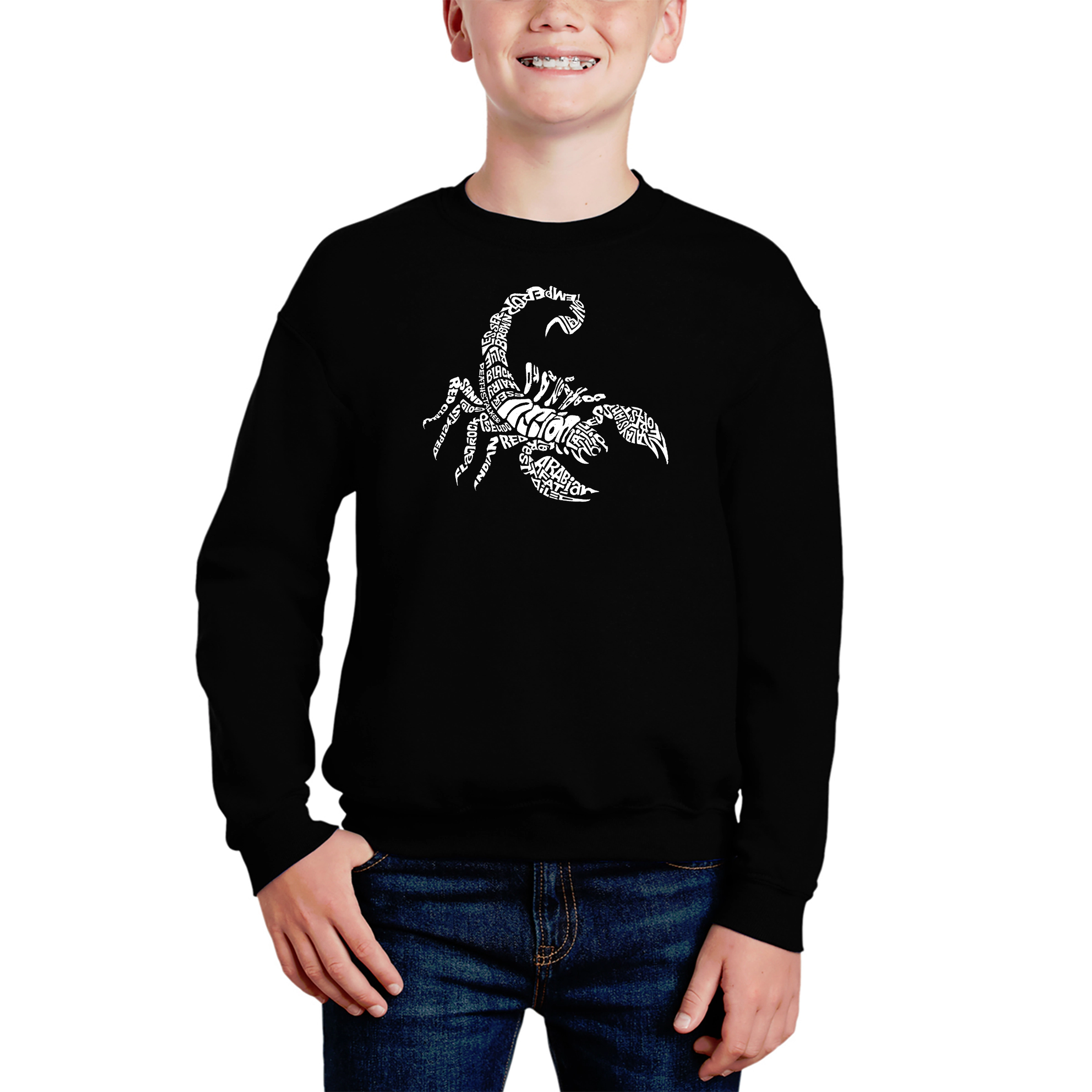 LA Pop Art Boy's Word Sweatshirt