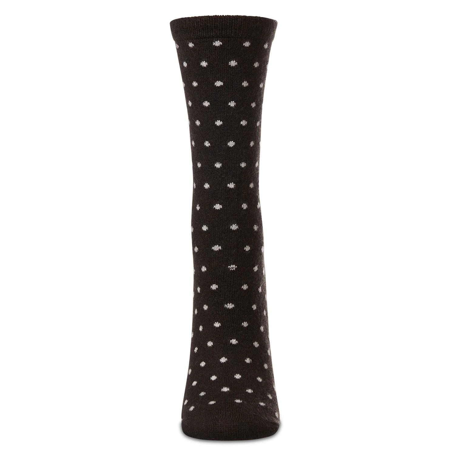MeMoi Women's Mini Dot Cashmere Crew Socks