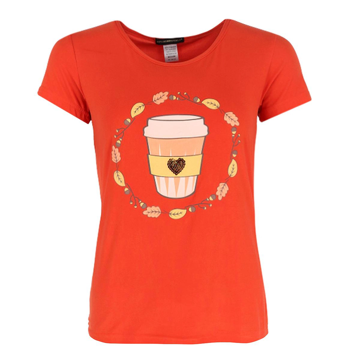 Not a Morning Person Women's Pumpkin Spice Short Sleeve Pajama Set