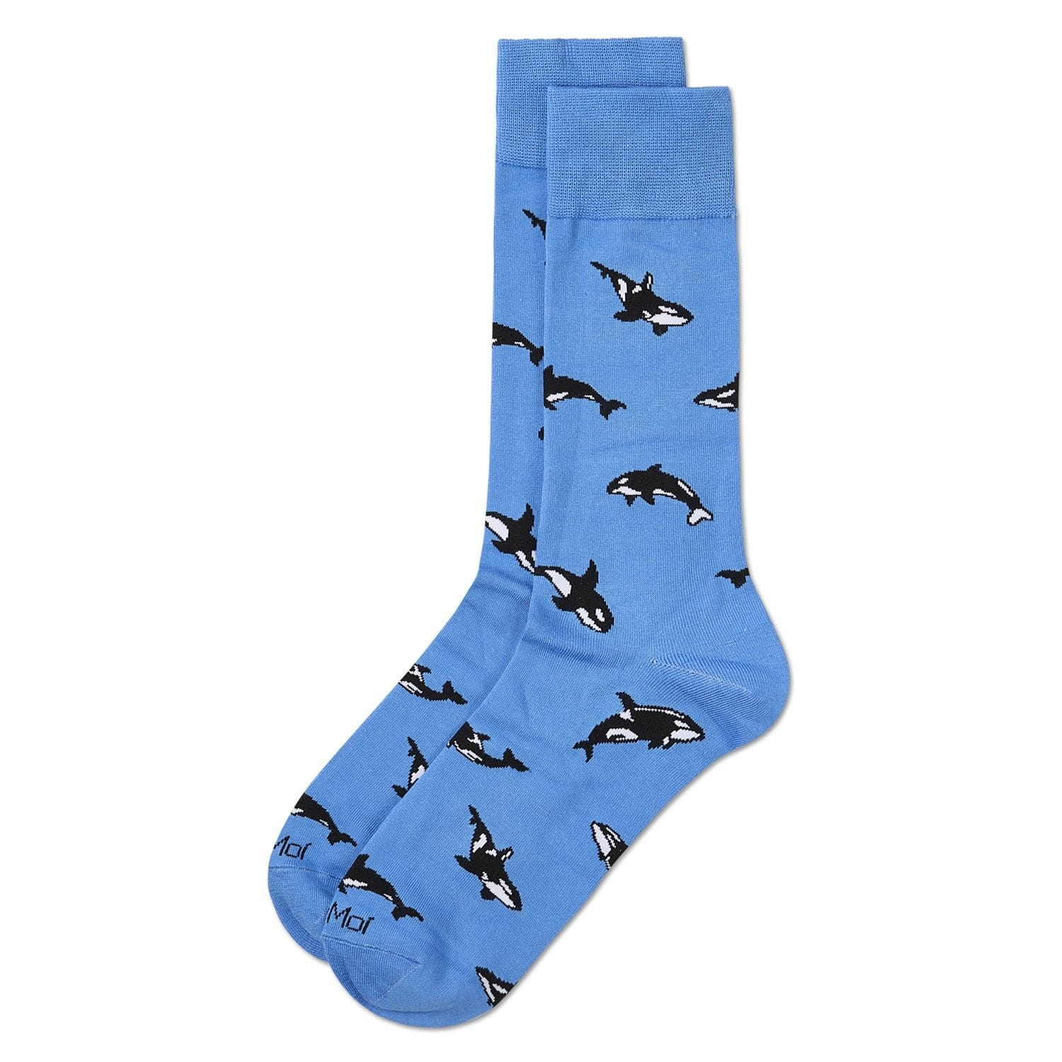 MeMoi Men's Orcas Rayon From Bamboo Crew Socks