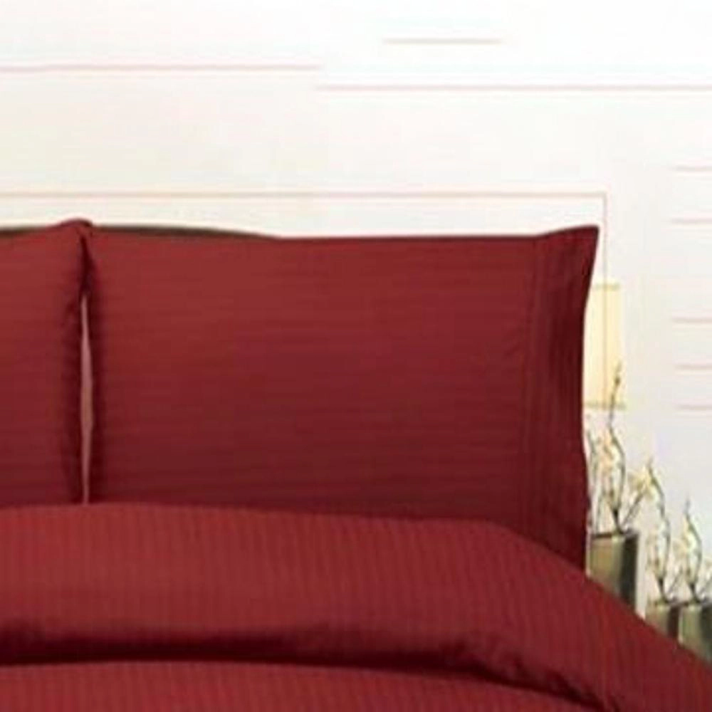 Plazatex Embossed Dobby Stripe 90GSM Microfiber Sheet Set - Twin 39x75