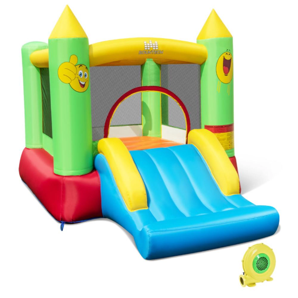 Hivvago Inflatable Bounce House Kids Blow-up Bouncer with Slide with 480W Blower