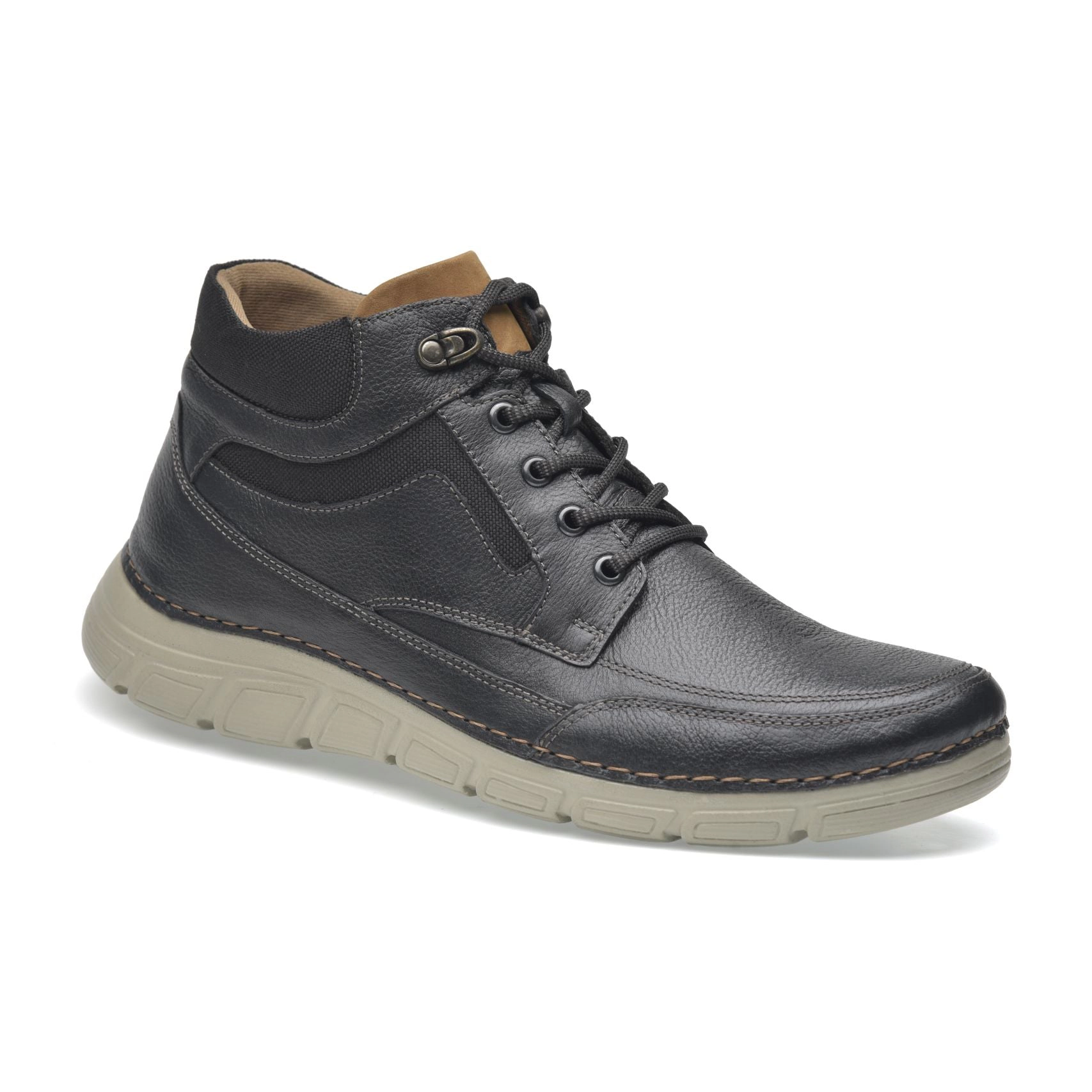 Pazstor Men's Leather Casual Boots - Rock