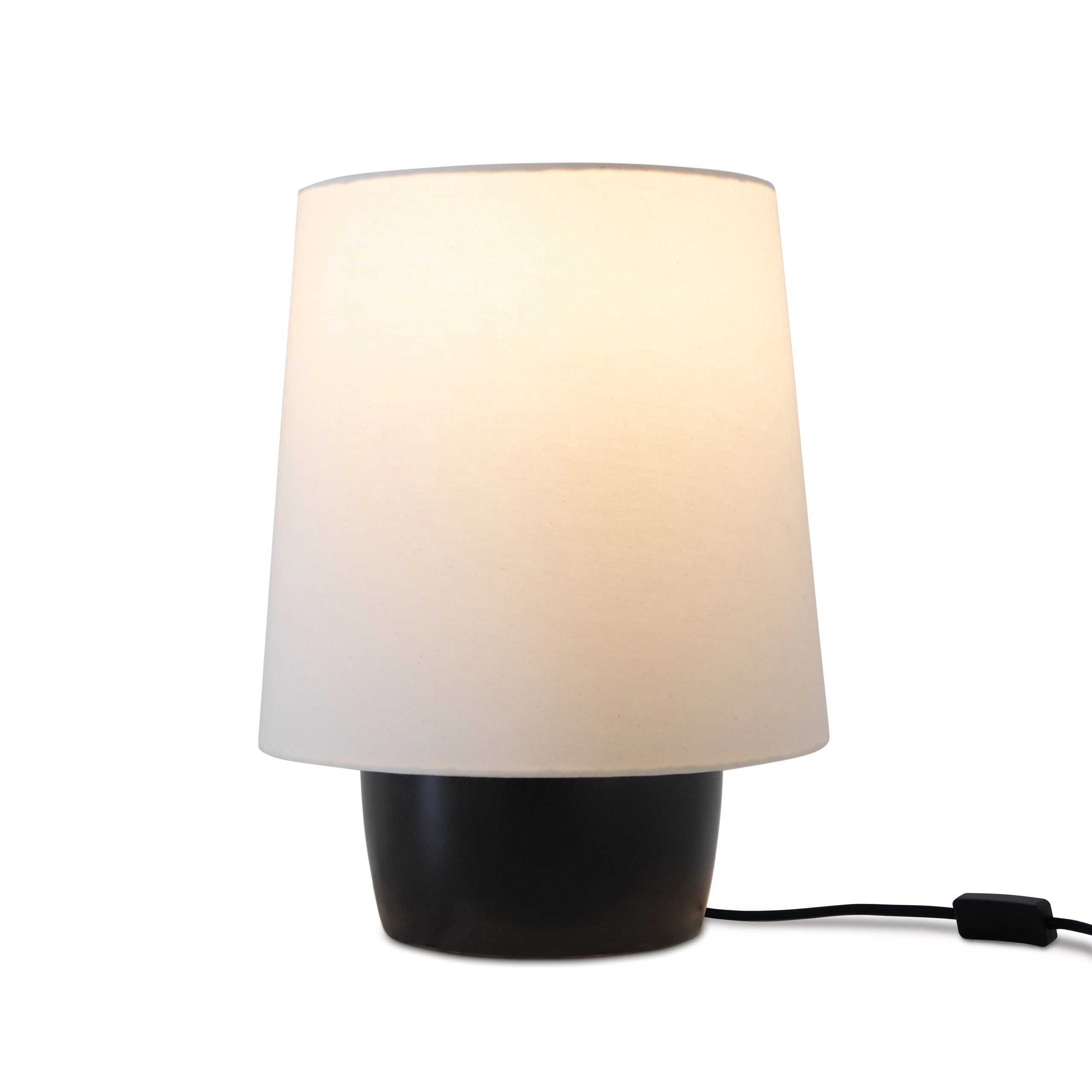 Brightech Dan Ceramic Drum Desk Lamp
