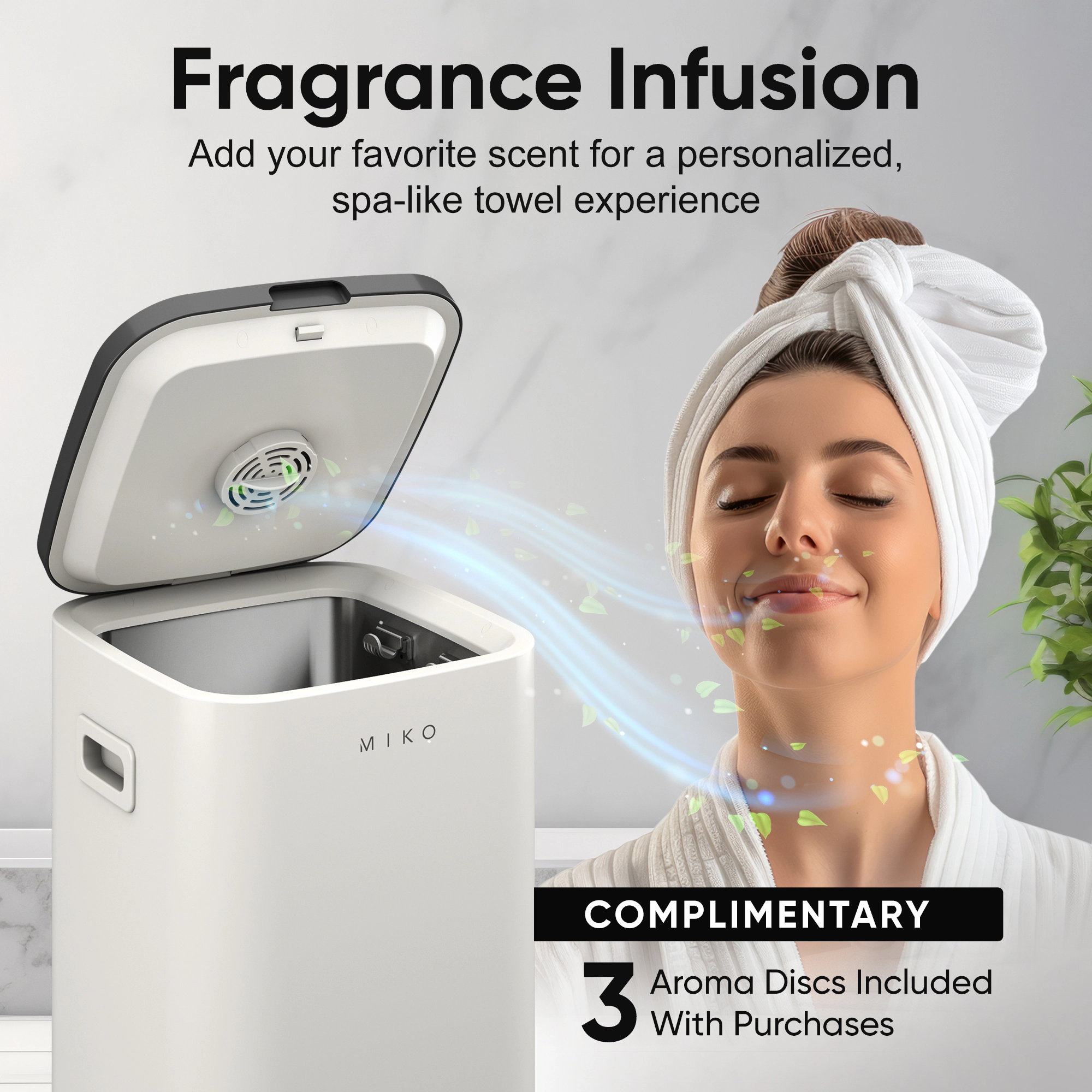 Nest Towel Warmer 23L Capacity with Aromatherapy
