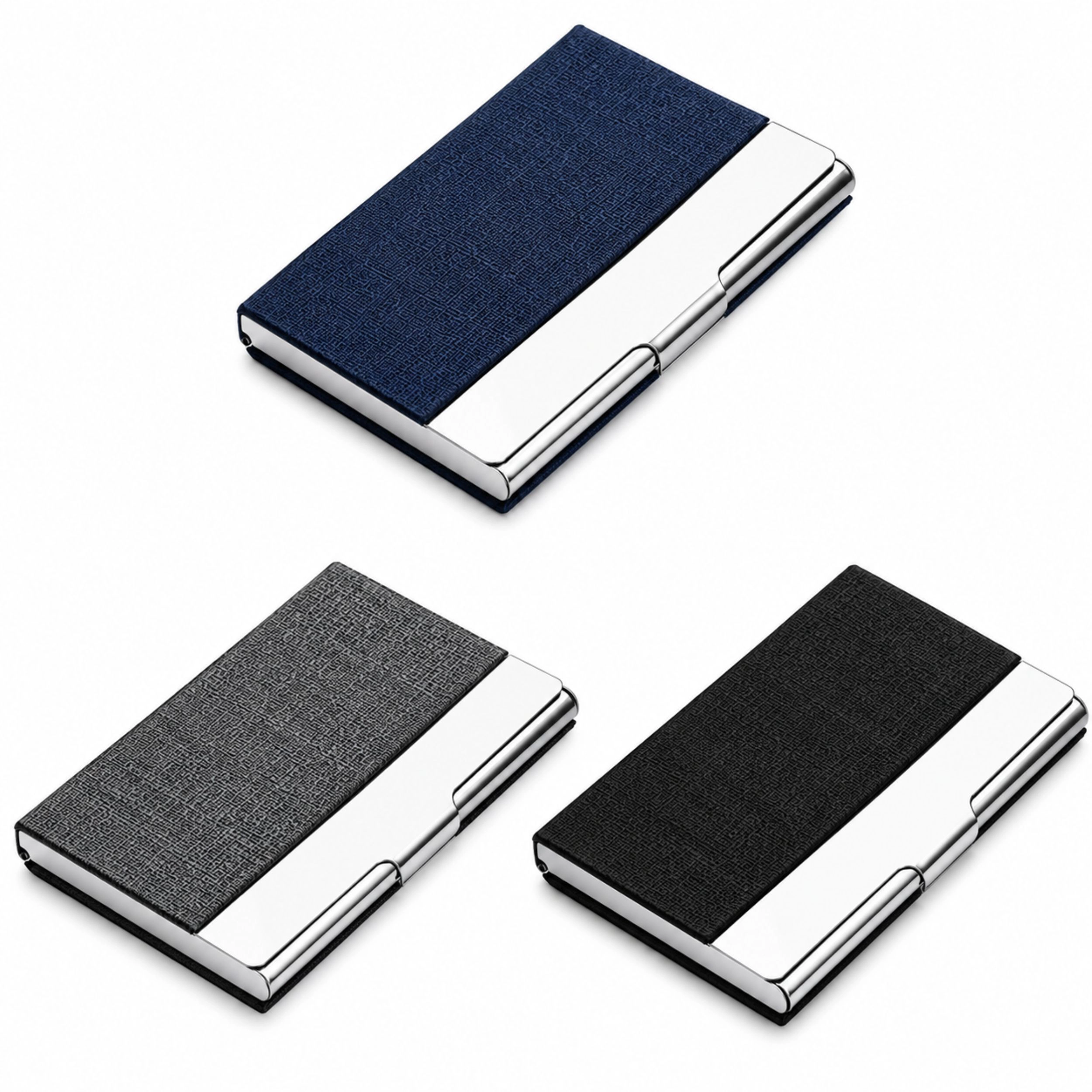 Home Collection Slim PU Leather Card Holder Wallet Pocket Case for Cards