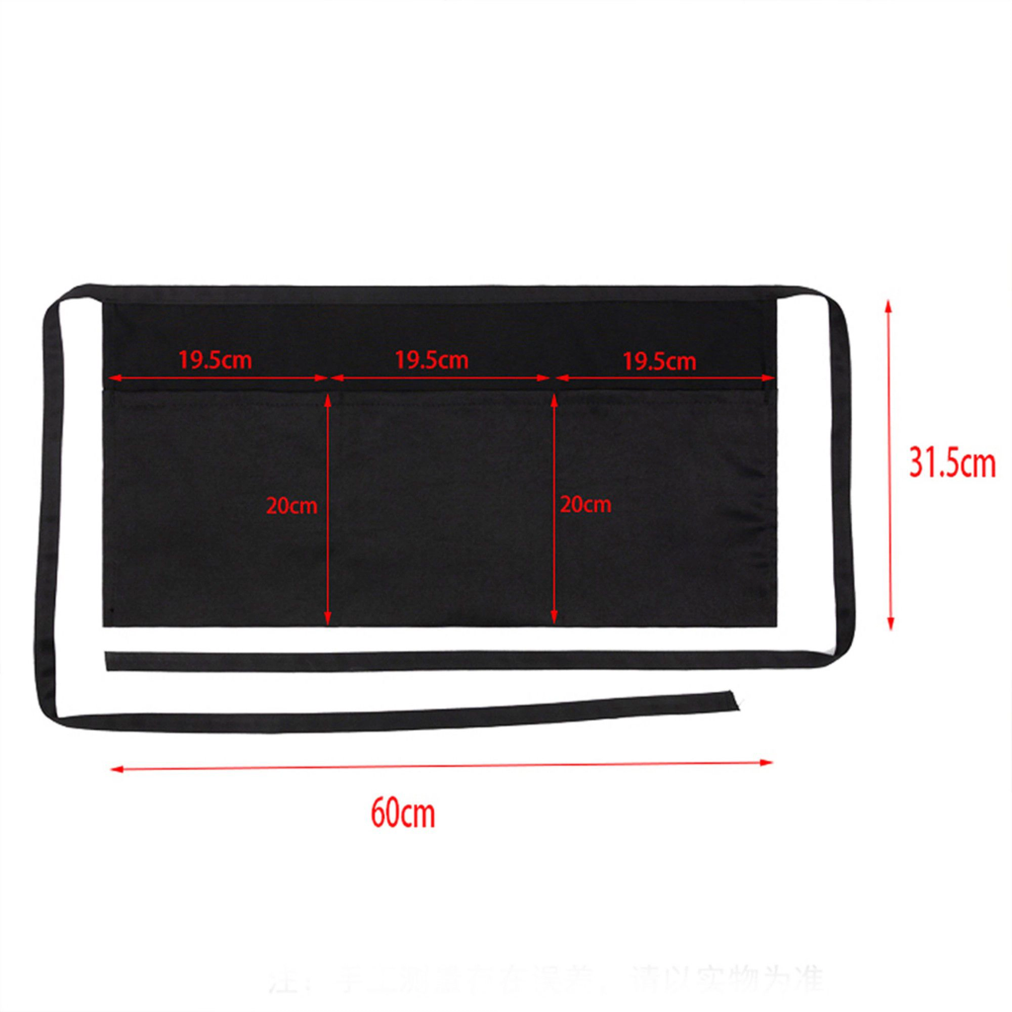 Alilang Women Cotton Waist Apron with Pockets Half Apron Utility Server Apron for Cooking Serving Craft Work