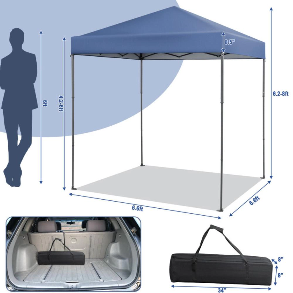 Hivvago Pop-Up Outdoor Canopy with UPF 50+ Sun Protection