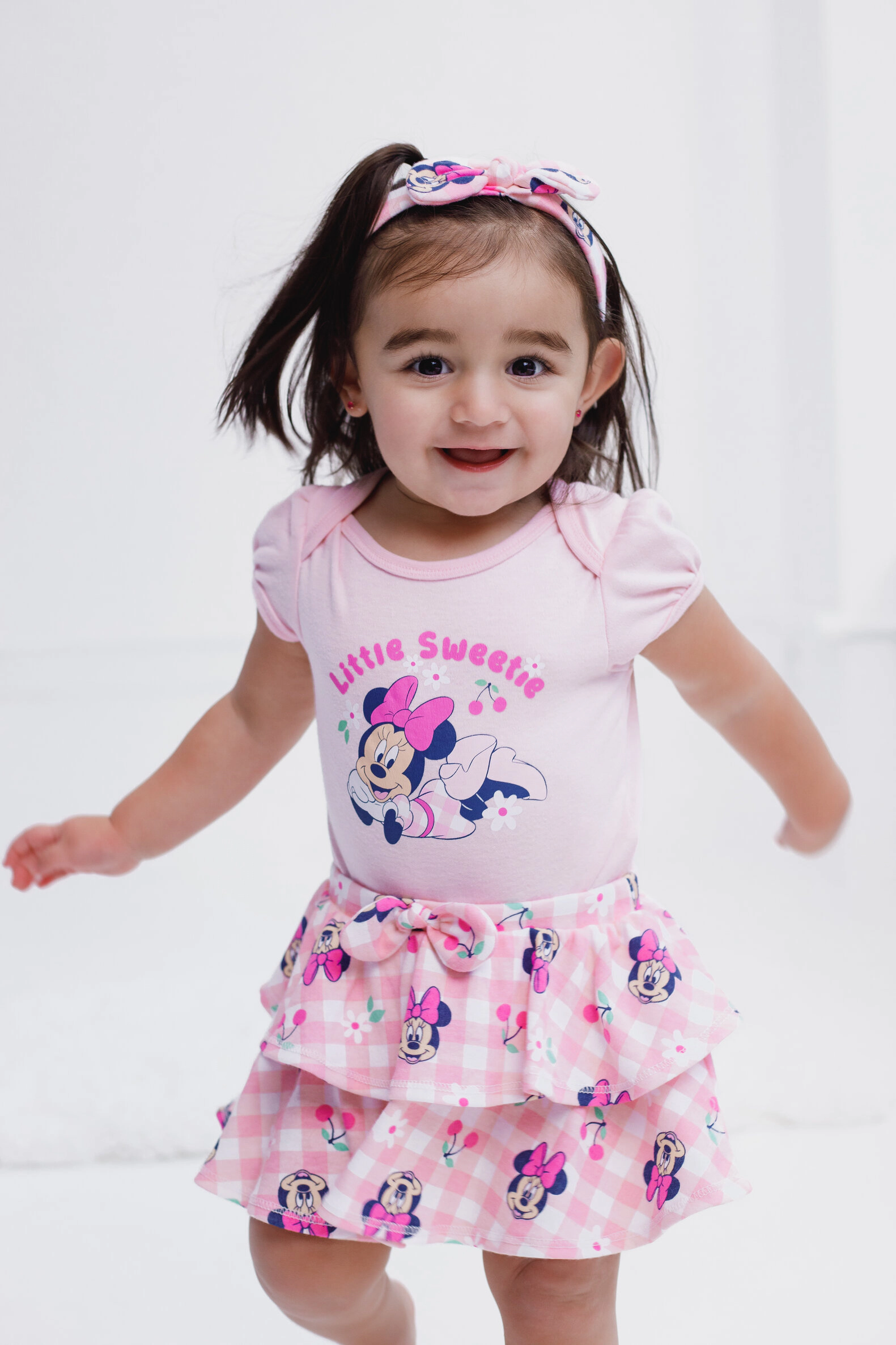 Disney Minnie Mouse Baby Girls' Bodysuit and Skirt Set
