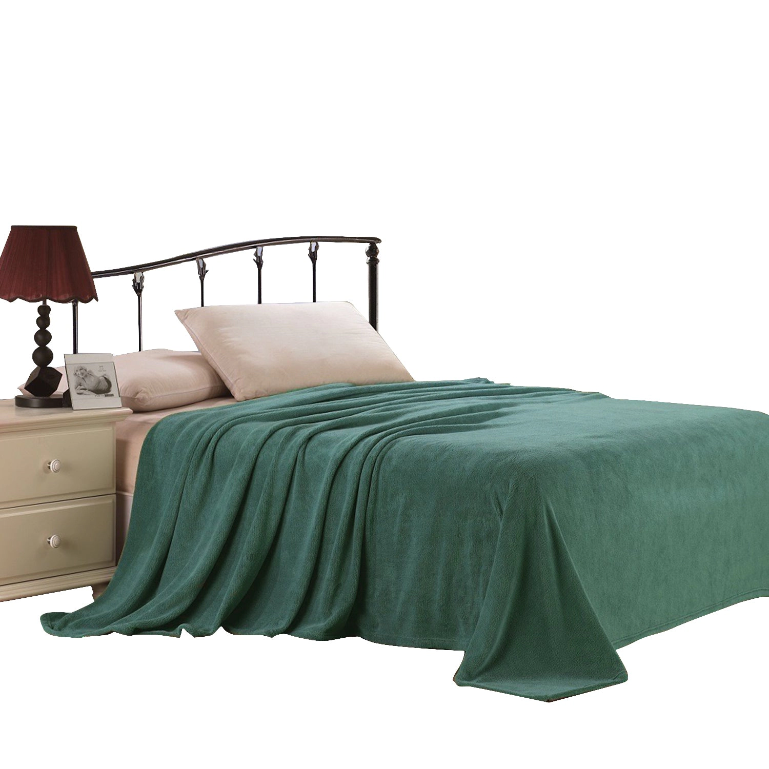 Plazatex Micro Plush Solid Parteen Soft Comfortable and Lightweight All Seasons Blanket Twin
