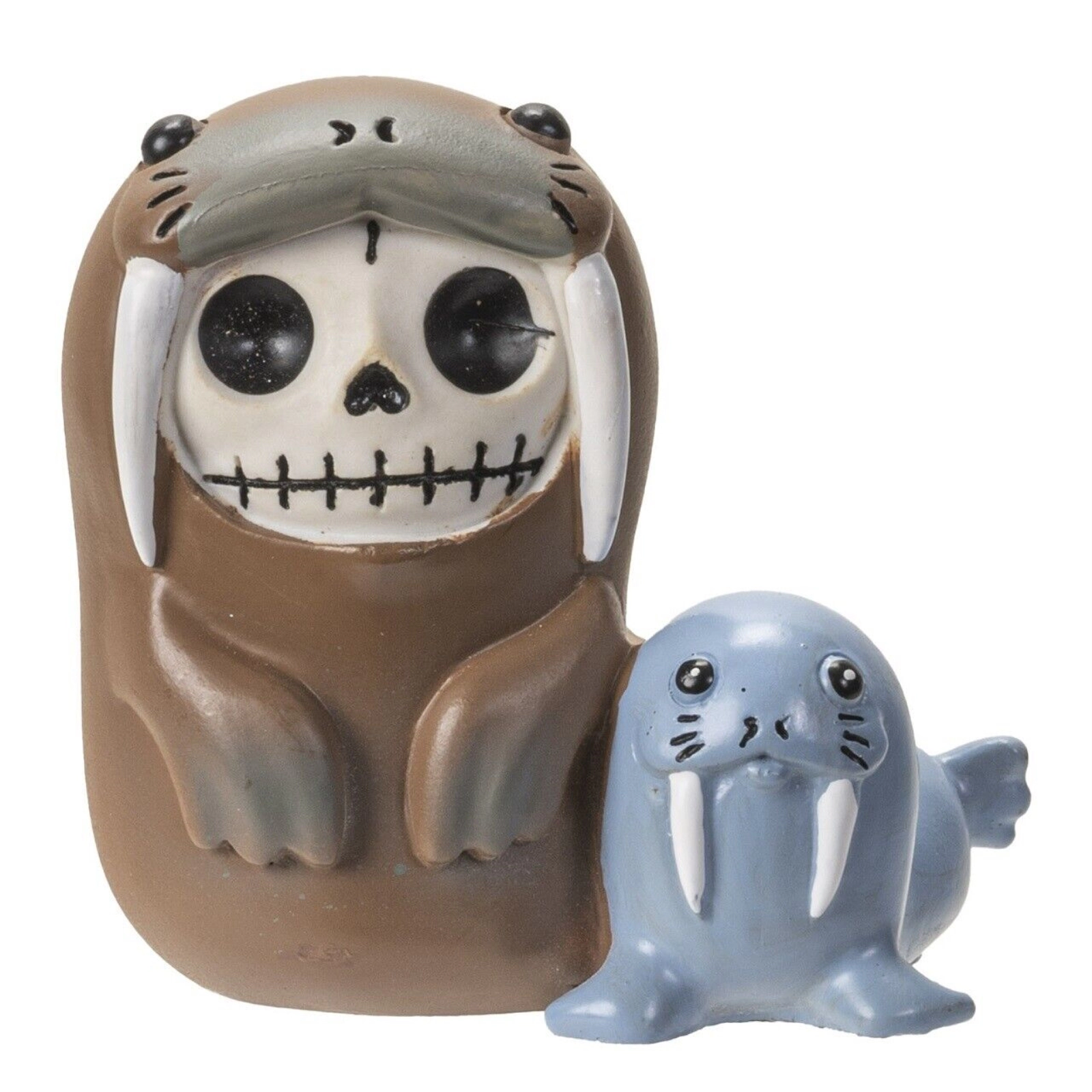 Pacific Giftware Furrybones Utchi Walrus Skeleton in Costume Figurine 2.5 Inch