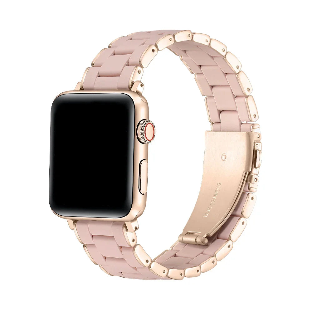 Posh Tech Unisex Orla Silicone + Metal Band for Apple Watch