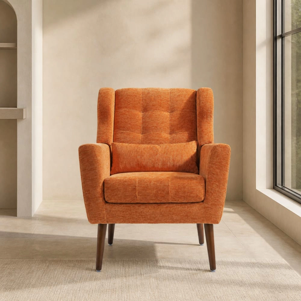 GOODSILO Soft Chenille Accent Chair Versatile Seating