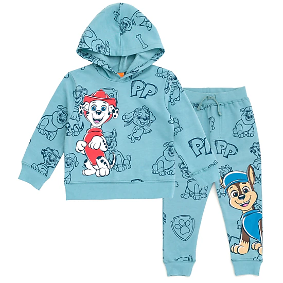 Nickelodeon Paw Patrol Boys' 2-Piece Fleece Hoodie and Jogger Pants Set