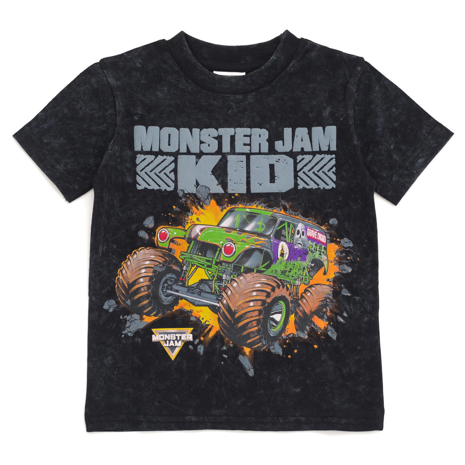 Monster Jam Grave Digger Matching Family Short Sleeve Cotton Graphic T-Shirt