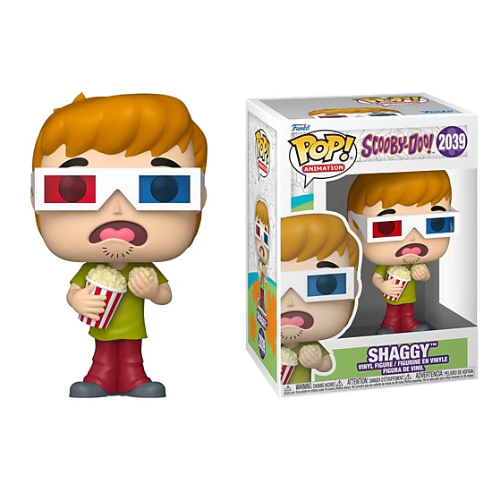 Funko Pop! Scooby Doo: Popcorn Shaggy #2039, Color: Multicolor