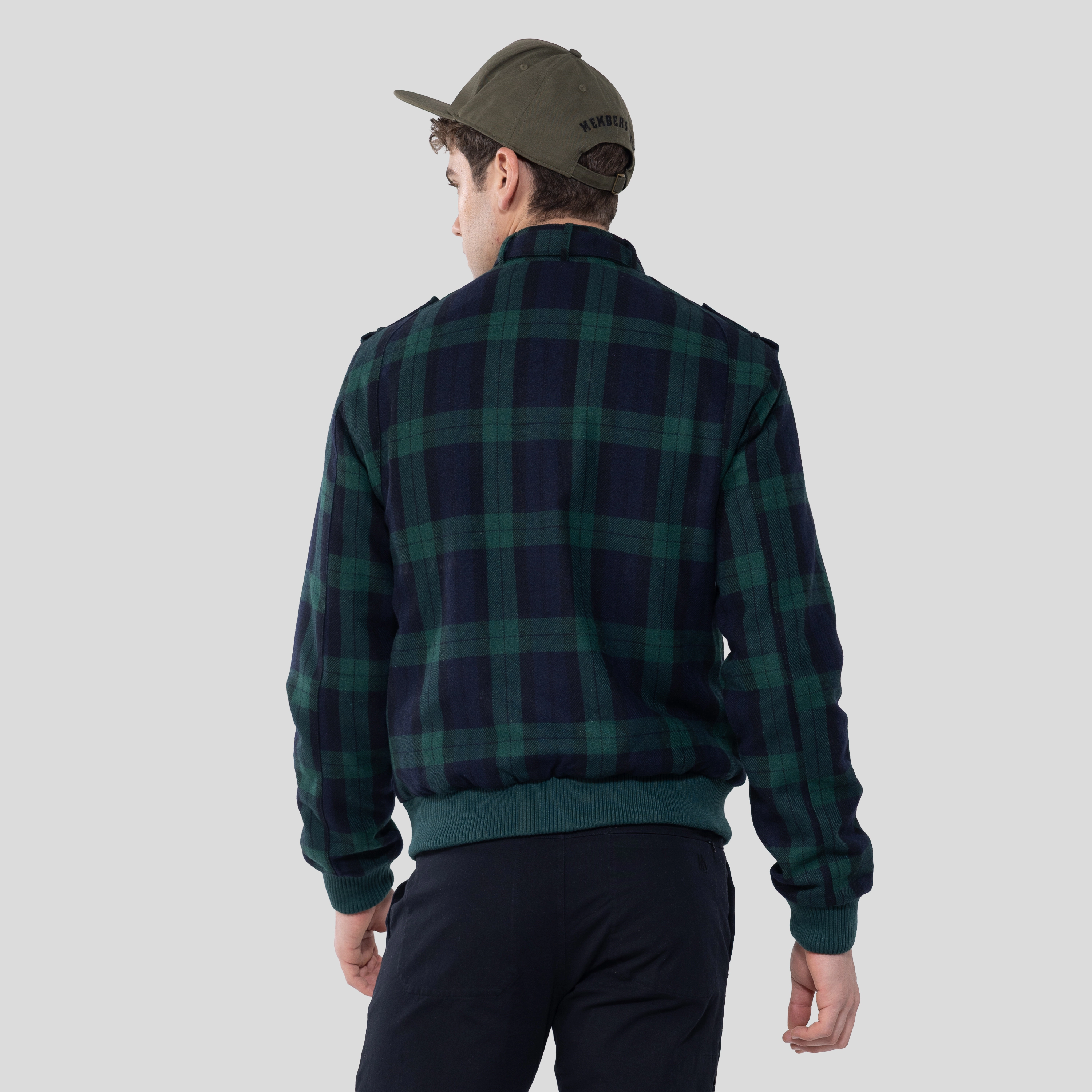 Members Only Men's Wool Iconic Racer Jacket