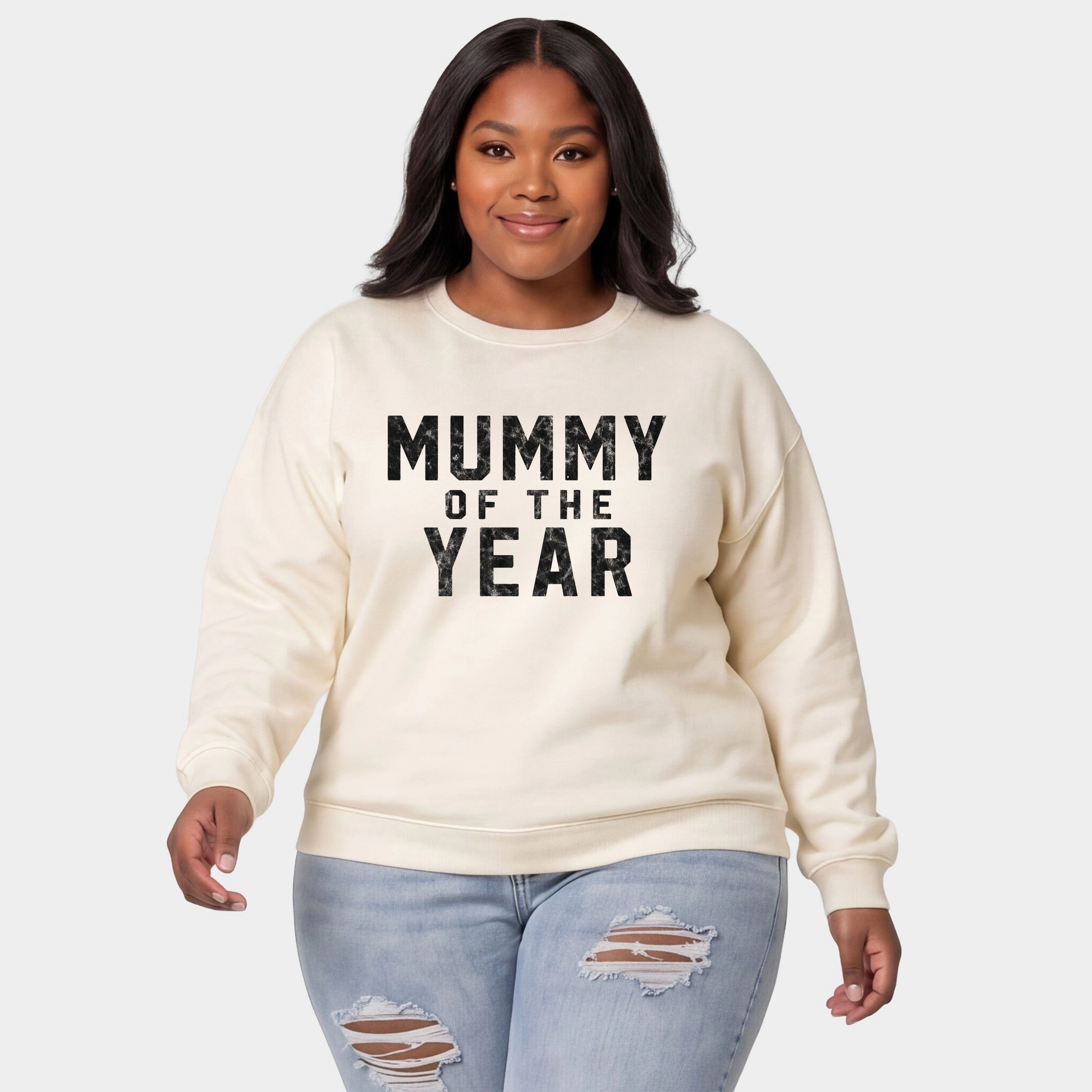 Simply Sage Market - Women's Plus Sized Graphic Sweatshirt Mummy of the Year