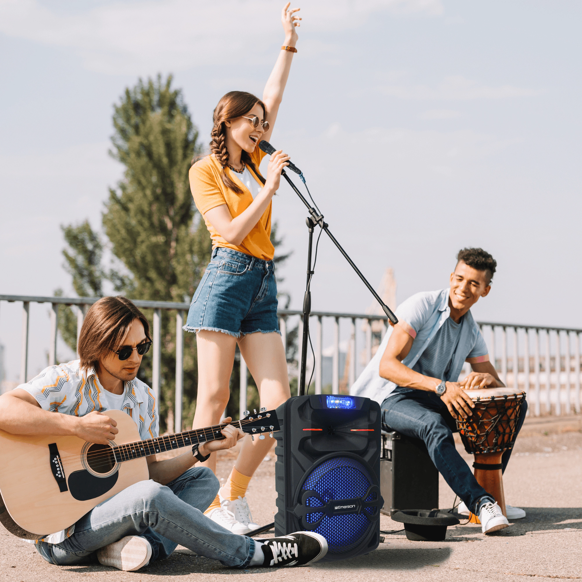 Emerson Portable 12" Bluetooth Party Speaker