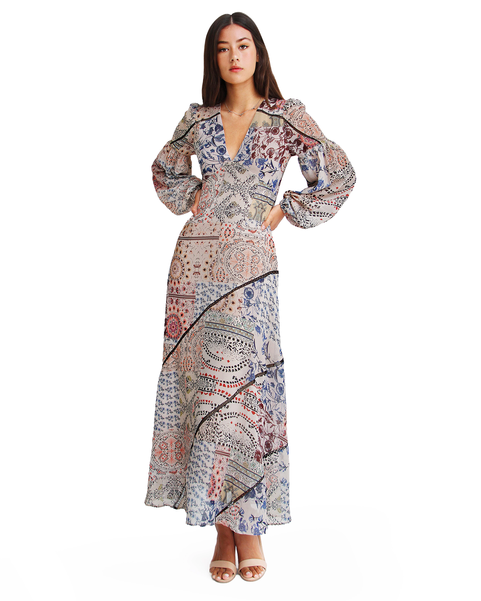 Belle & Bloom Womens Your Dreams Maxi Dress