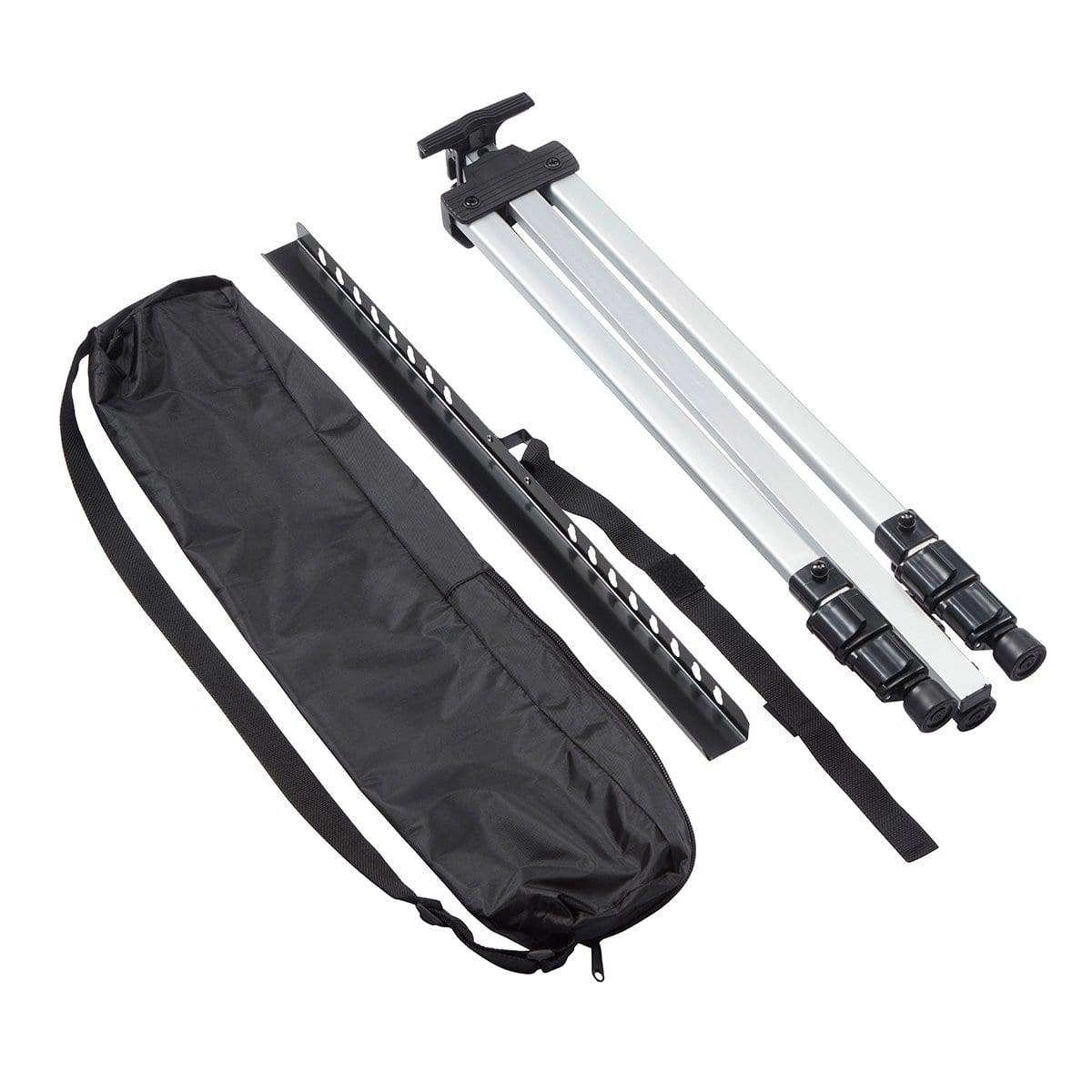 KINGART 66" Aluminum Tripod Easel, Adjustable Floor and Tabletop