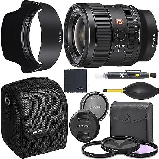 ZoomSpeed Bundle for: Sony FE 24mm F1.4 GM Wide Angle Prime Lens (SEL24F14GM) + ZoomSpeed Pro Kit Combo Bundle
