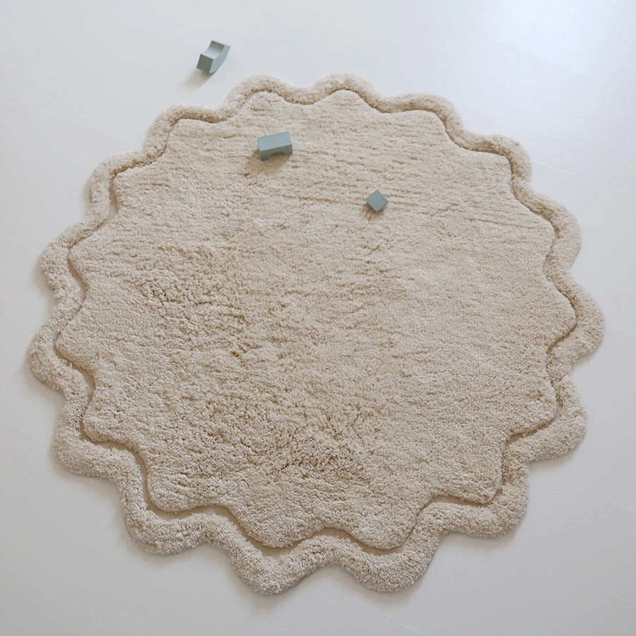 Nattiot Washable Cotton Kid's Rug - Sweet April Nude