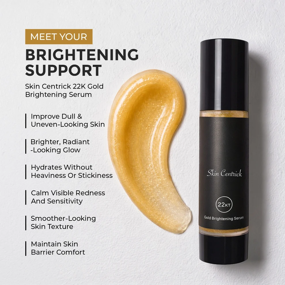 Skin Centrick Gold-Infused Serum - Niacinamide & Vitamin B3 Formula for Skin Clarity and Hydration