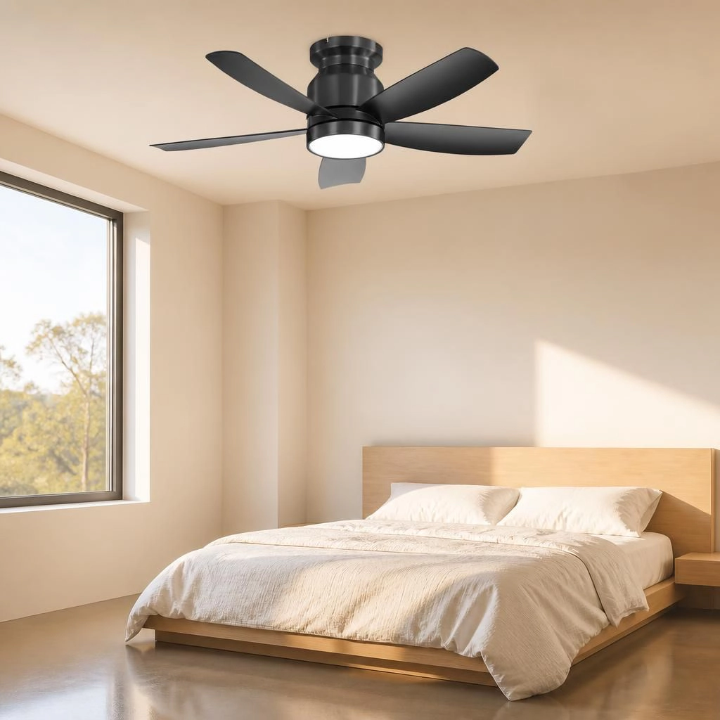 ELEMENT ACE Low Profile Quiet Flush Mount Ceiling Fan