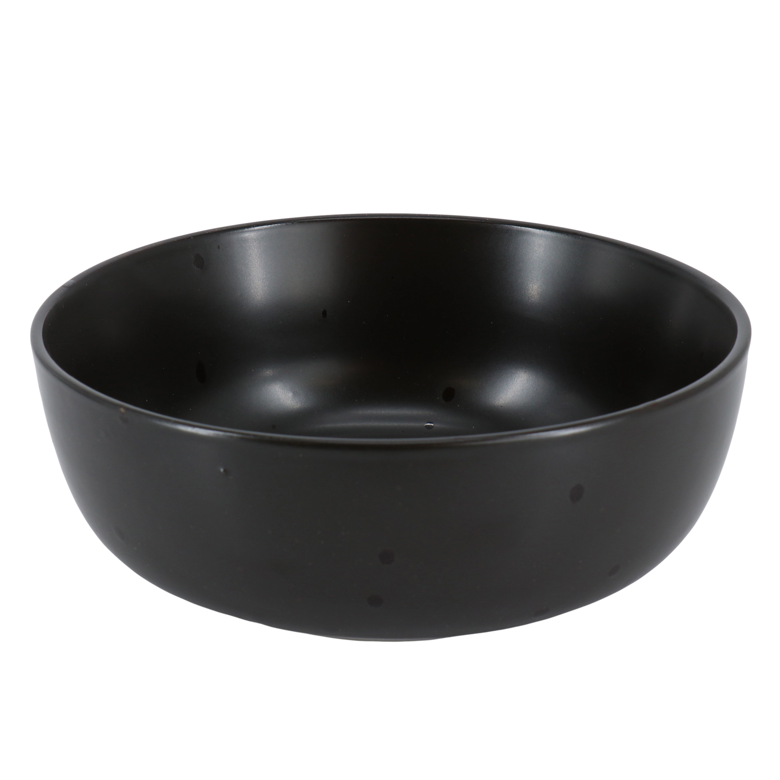 Studio 3B Mio Modern Coupe 6 Piece 6.5 Inch Round Stoneware Bowl Set in Pepper