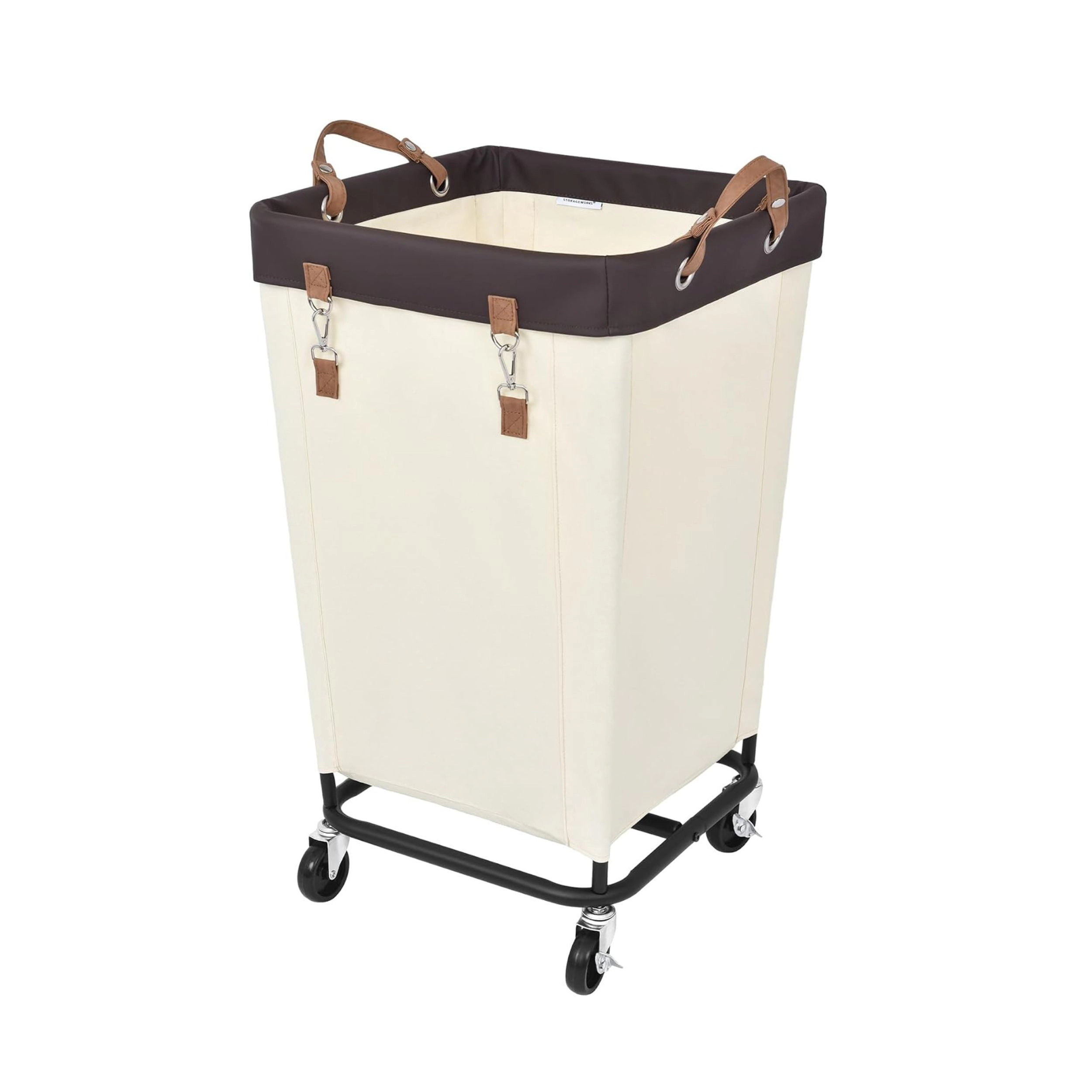 Stock Preferred 160L Rolling Laundry Hamper with Wheels Large Clothes Basket