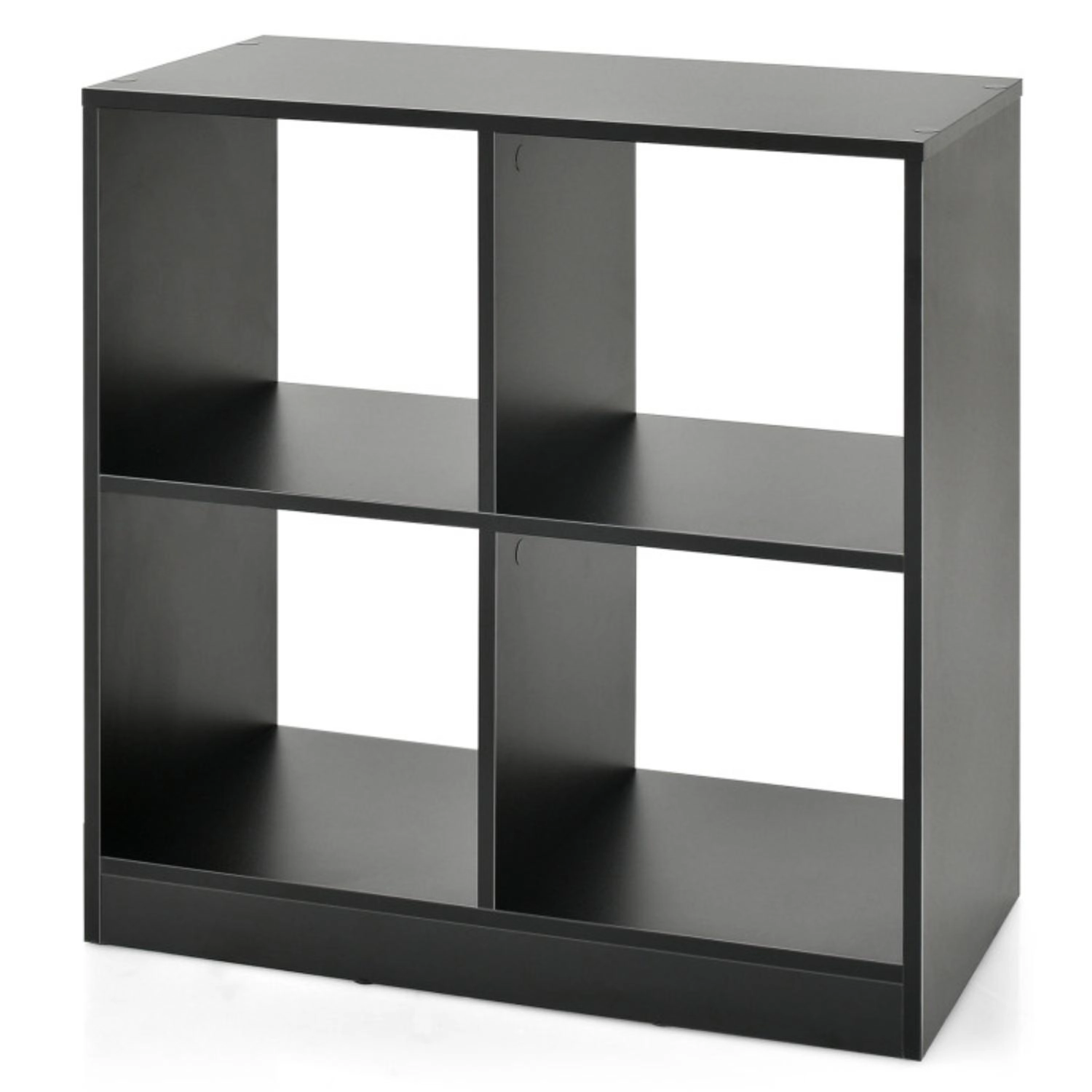 Hivvago 4-Cube Kids Bookcase Freestanding with Open Shelves