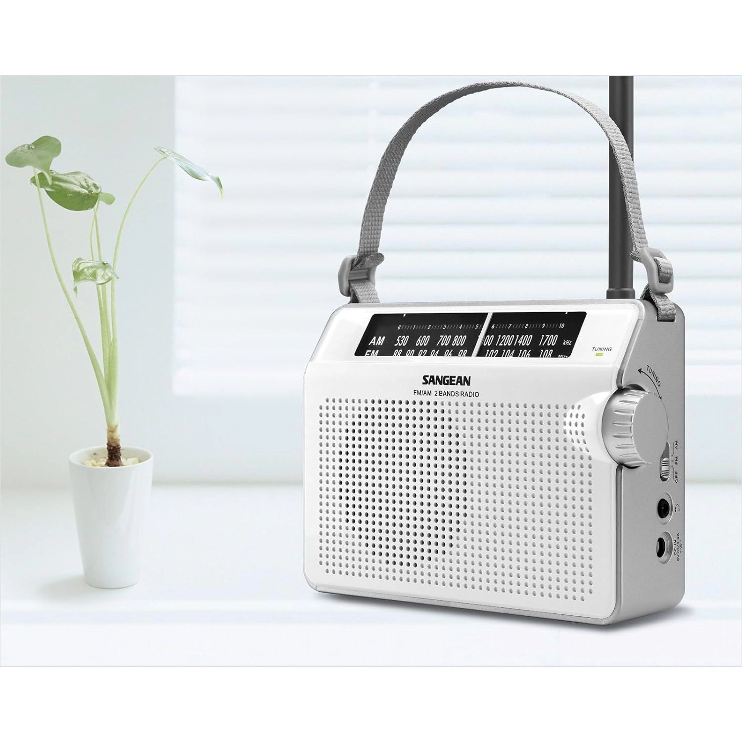 SANGEAN PR-D6 Compact AM/FM Portable Radio, 3-Inch Speaker