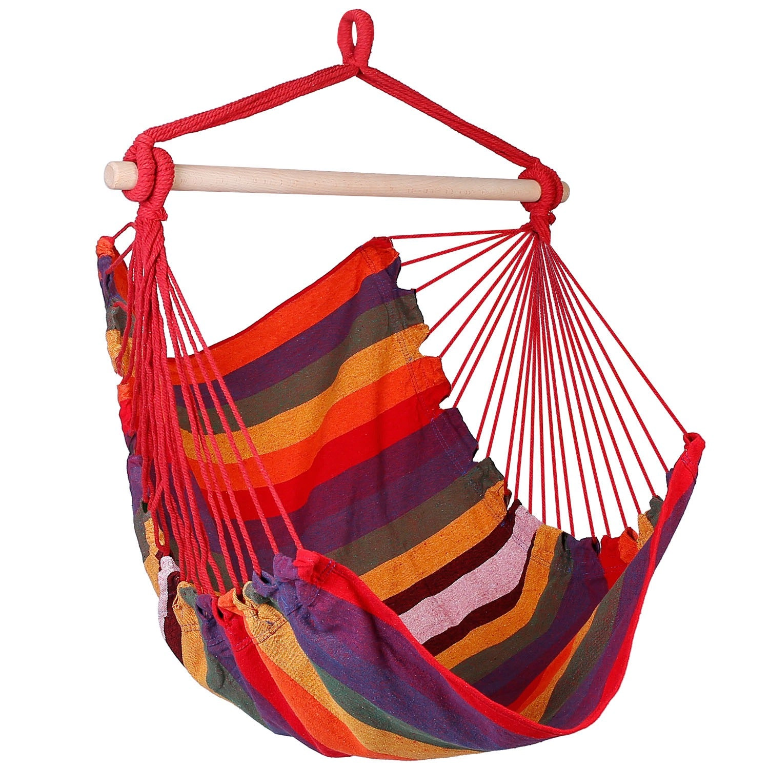 GBruno Canvas Hammock Hanging Chair With Pillows