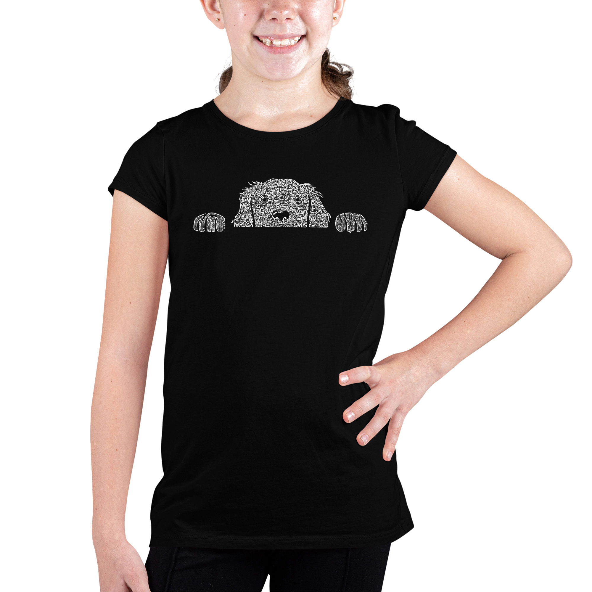 LA Pop Art Girls Word T-Shirt