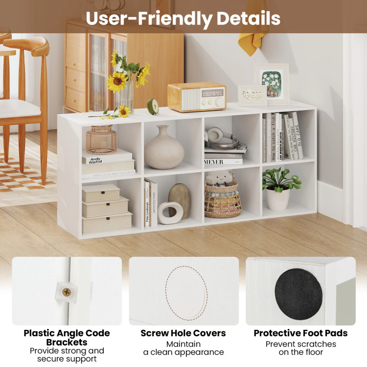 Hivvago Multi-Cube Storage Shelf with Wall Securing Straps