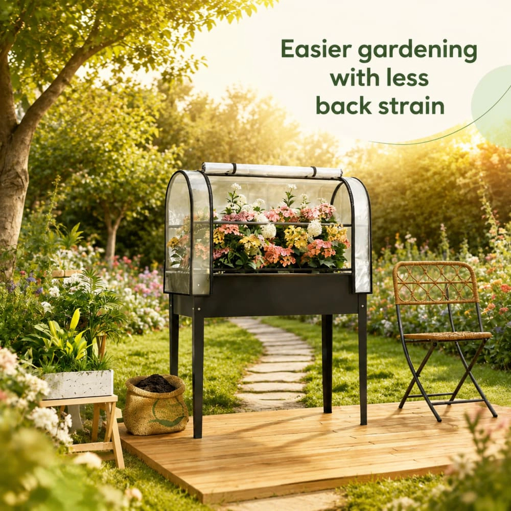 WOW PIONEER Tall Freestanding Outdoor Planter