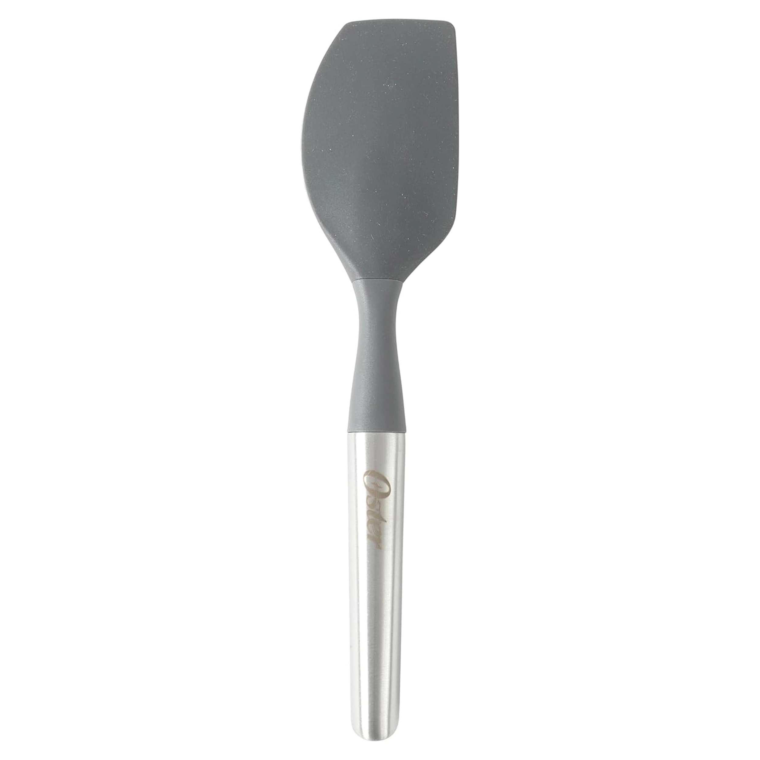Oster Chadswyck 11 Inch Silicone Turner Spatula With Stainless Steel Handle in Silver