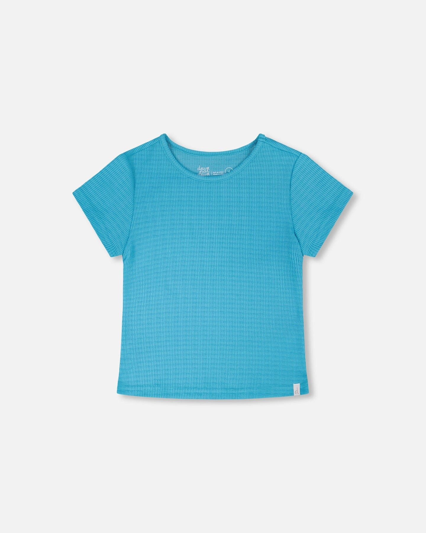 Deux par Girls Crinkle Jersey Short Sleeve T-Shirt